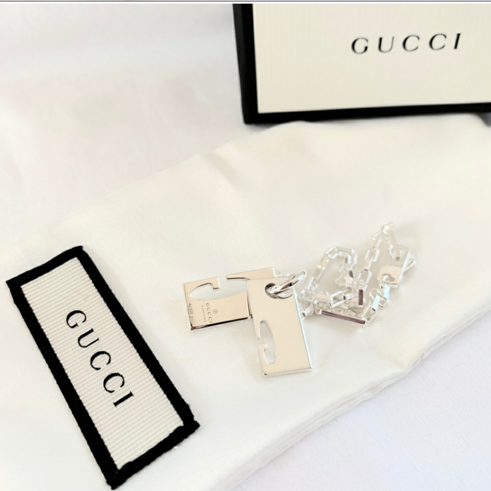 NEW authentic GUCCI sterling silver G bracelet - Picture 4 of 8